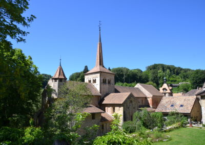 Le clocher du temple